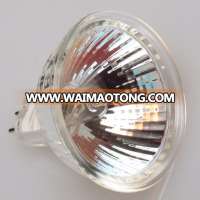 gu5.3 12v 24v 35w 50w halogen MR16 light lamp with clear glass cover